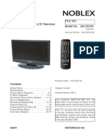 Noblex: Model No. 4LC83H Service Manual LCD Television File No