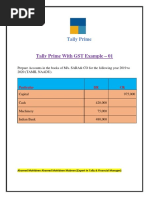Tally Voucher Types and Entries Guide | PDF | Voucher | Payments