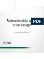 Relacoes Socioeconomicas e Politico Culturais Da Educacao Videoaula 28