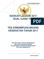 SOAL 02 CPNS 2017 + Jawaban by TG Group SKB APOTEKER 2020