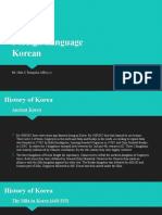 Korean History Ancient to Early Modern