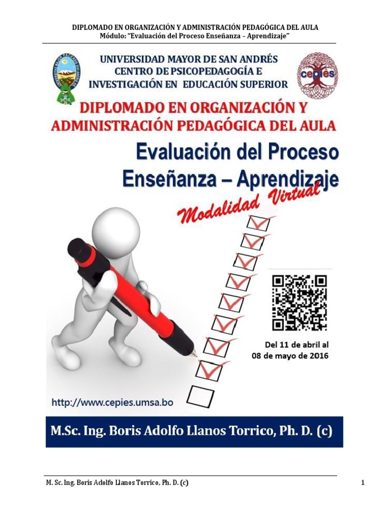 1.dimensiones y Caracteristicas de La Evaluacion Educativa | PDF ...