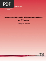 Nonparametric Econometrics. A Primer