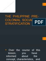 The Philippine Pre-Colonial Social Stratification