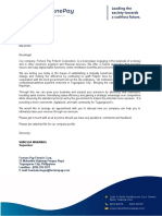 Proposal Letter