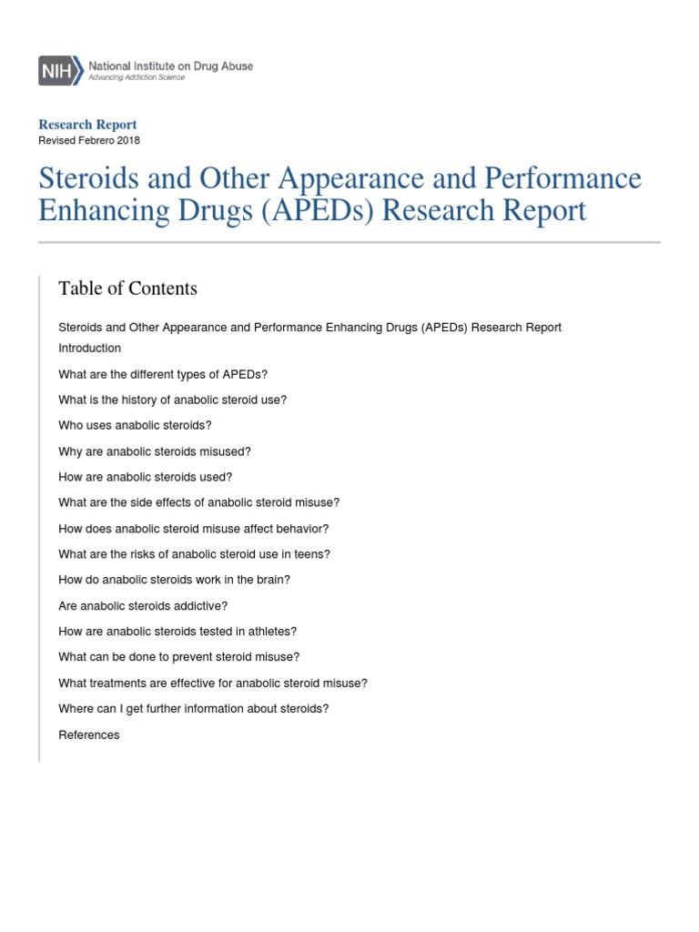 Anabolic Steroids: Risks and Misuse | PDF | Doping In Sport | Substance ...