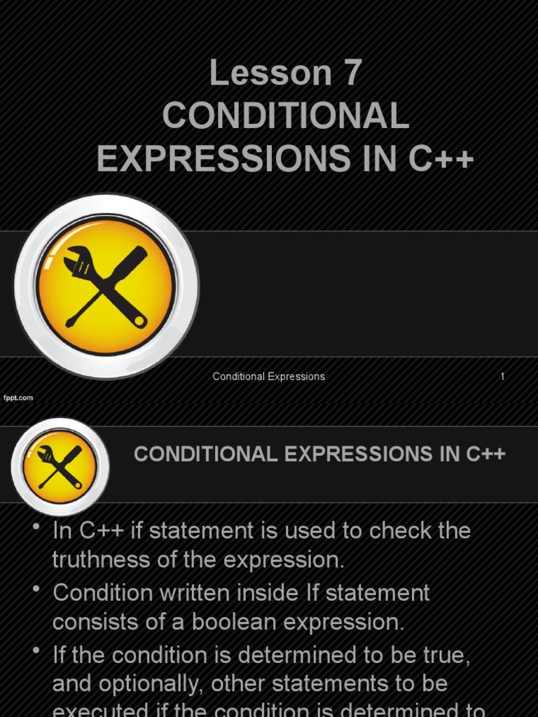 Conditional Statements in C++ | PDF | Boolean Data Type | Computer ...