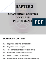 CHAPTER 3 - Measuring Logistics Cost and Performance