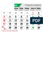 Template Kalender 2021 OK