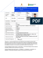 Admit Card - Candidate Login