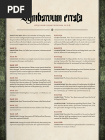 Symbaroum Fillable Character Sheet | PDF