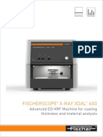Fischerscope X-Ray Xdal 600: Advanced ED-XRF Machine For Coating Thickness and Material Analysis