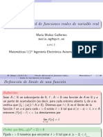 C Alculo Diferencial de Funciones Reales de Variable Real: Mar Ia Mu Noz Guillermo Maria - Mg@upct - Es