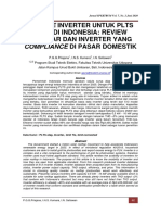 Atap Di Indonesia: Review Standar Dan Inverter Yang: Grid Tie Inverter Untuk Plts