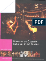 Manual de Gestión para Salas de Teatro