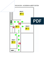 plano de evacuacion academia albert eisten