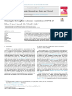 Preparing For The Long-Haul Autonomic Complications of COVID-19