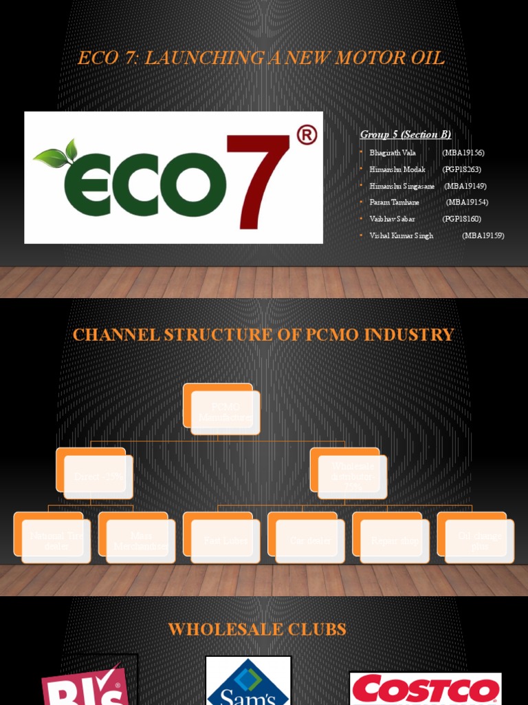Eco 7 Launching A New Motor Oil Group 5 (Section B) PDF Engines
