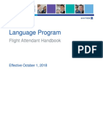 Language Program: Flight Attendant Handbook