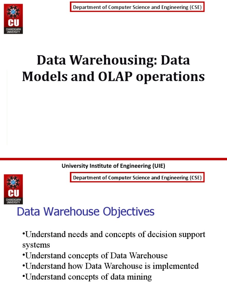 Multidimensional OLAP Data Models | PDF | Data Warehouse | Information ...