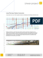 Linear Planning in Pipeline Construction