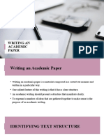 Lesson 2-Writing An Academic Paper