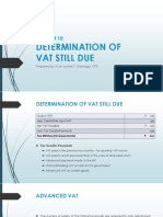 Lecture Chapter 10 Determination of Vat Still Due
