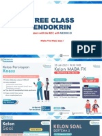 FREE CLASS Endokrin MEDIKO dr. Harits(Peserta)