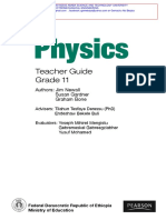 Physics: Teacher Guide Grade 11