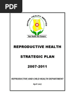 GHS Reproductive Health Strategic Plan FINAL