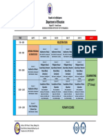 Training Matrix - July 5-9