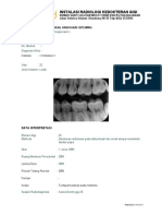 Interpretasi Radiografi Bitewing Pasien Johnathan