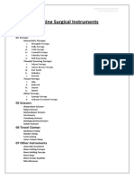 01 Routine Surgical Instruments