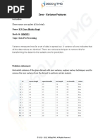 Zero Variance-Problem Statement