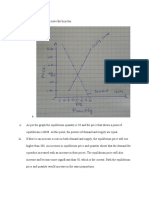 I. Supply and Demand Curve For Bicycles