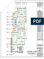 Electrical Layout: (First Floor Plan)