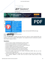 How To Answer PMP Questions