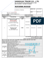 Proforma Invoice JHW1907069