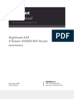 User Manual: Nighthawk Ax4 4-Stream Ax3000 Wifi Router