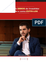 Ebook Principais Erros Do Investidor Iniciante e Como Evitá Los