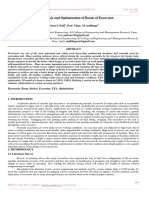 FEA Analysis and Optimization of Boom of Excavator: Niteen S. Patil, Prof. Vinay. M. Malbhage