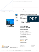 Dell NA GB HDD 64 2 Processor With Standard Display All in One PC Dell (Dell Optiplex 3280 AIO)