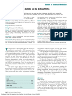 Article: Effect of Glucosamine Sulfate On Hip Osteoarthritis