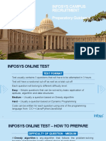 Preparatory Guidance From Infosys - SP and DSE Roles
