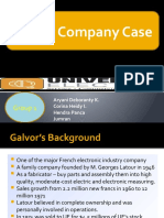 Galvor Company Case: Group 1