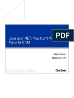 Keynote Presentation-mark Driver Gartner-java vs Net