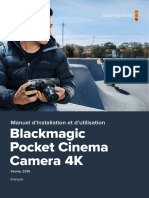 Blackmagic Pocket Cinema Camera 4K Manuel