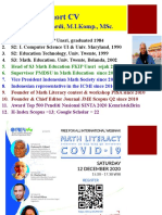 Short CV: Prof. Dr. Zulkardi, M.I.Komp., MSC