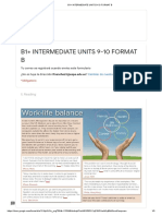 B1+ Intermediate Units 9-10 Format B: II. Reading