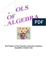 Tools of Algebra Packet